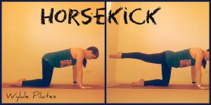 Horsekick: butt exercise