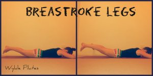 Breastroke legs: butt, hamstrings and lumbar extensors